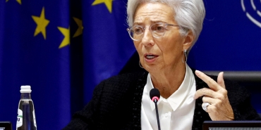 FILE PHOTO: European Central Bank President Christine Lagarde in Brussels, Belgium