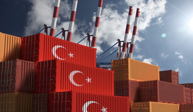 Turkey shipping cargo container export import trade economy economics sanctions