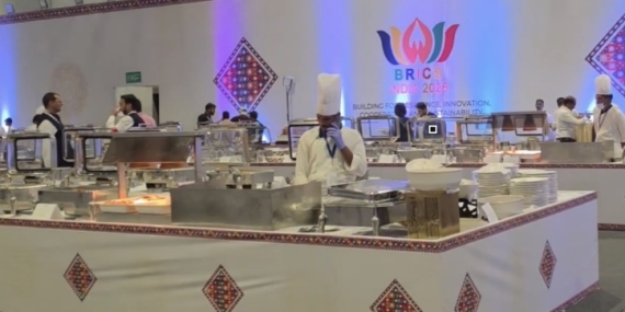 ANI | BRICS liderlerine vejetaryen ziyafet: Menüde Himalaya mantarı ve altın yapraklı tatlı vardı